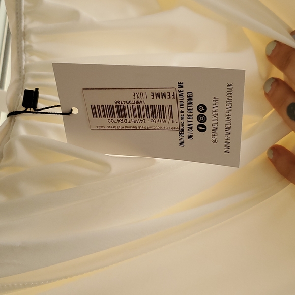 STRAPLESS WITH ROUCHING DRESS - Picture 4 of 5